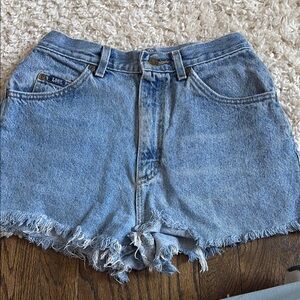 Lee Women's Blue Denim Shorts